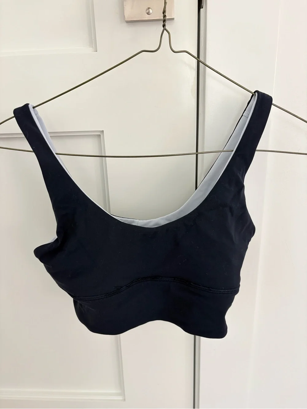 lululemon athletica Reversible Scoop Bralette - Navy & Light Gray